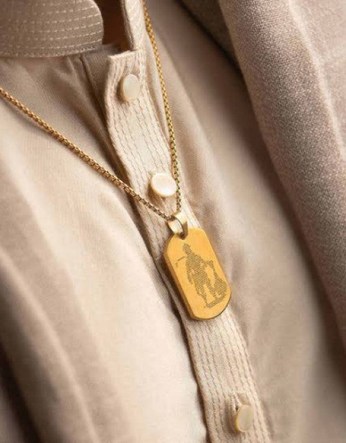 Hanuman Chalisa pendant with chain (locket)